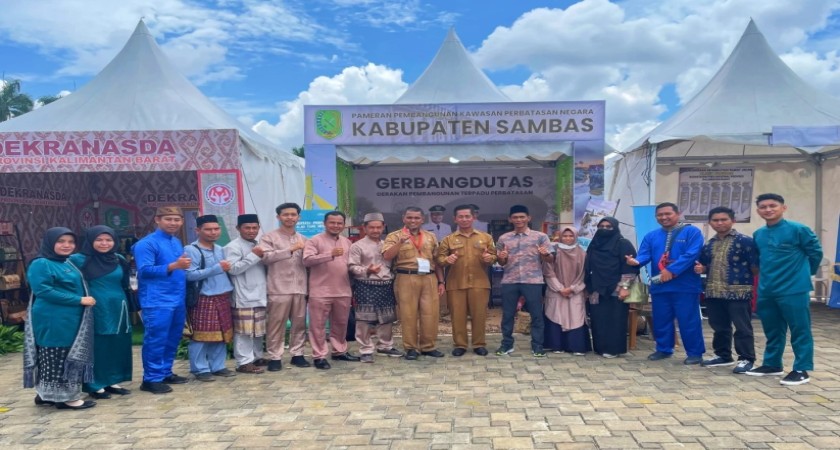Dinas PPKH Sambas Ikut Partisipasi di Kegiatan Pameran Pembangunan Kawasan Perbatasan
